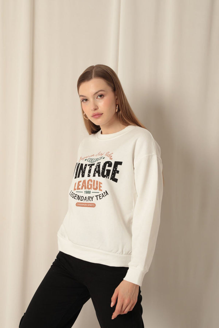 KKT Three Thread Fabric Women's Ecru Sweat - Downers Grove