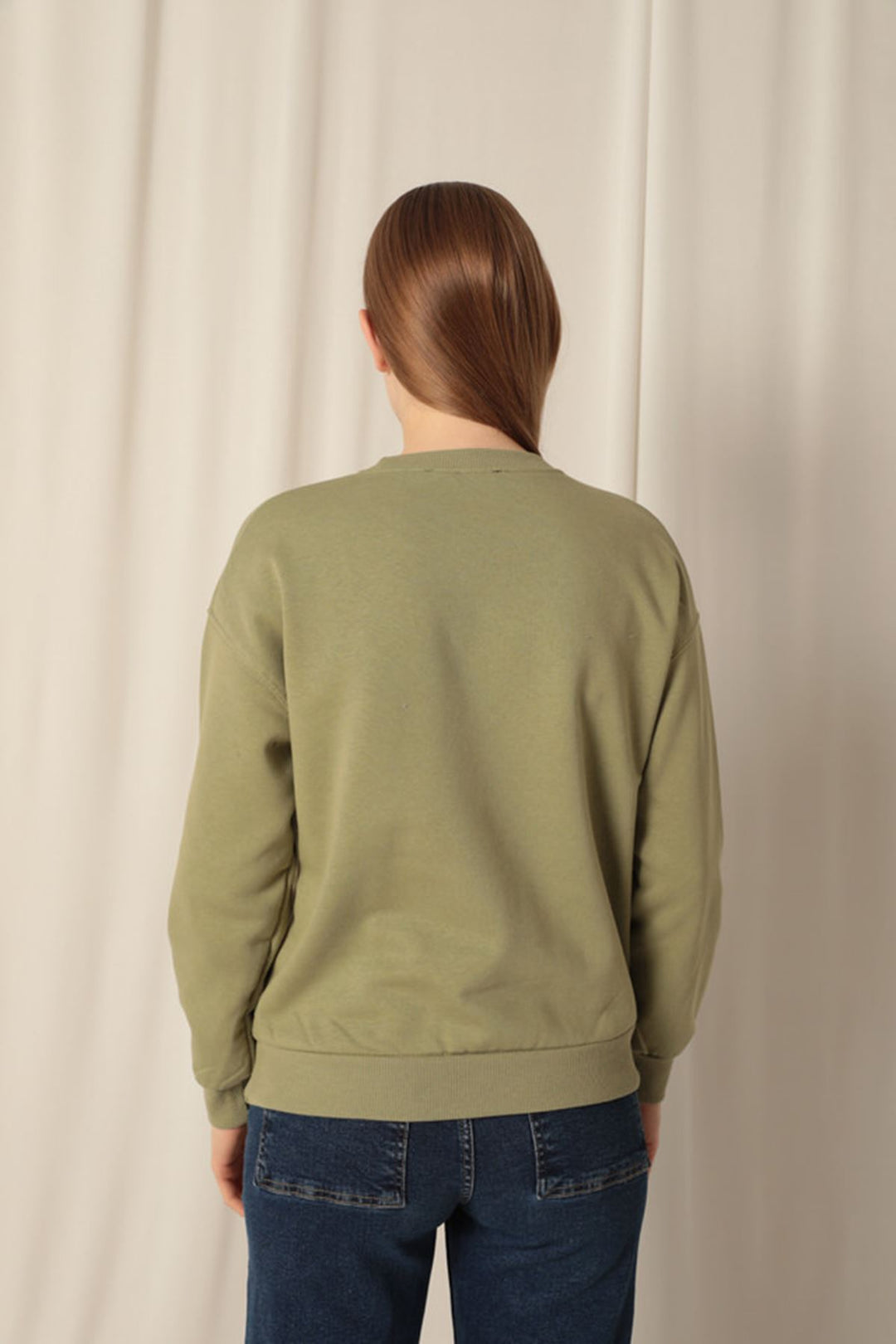 KKT Three Thread Fabric Printed Women's Khaki Sweat - Weymouth