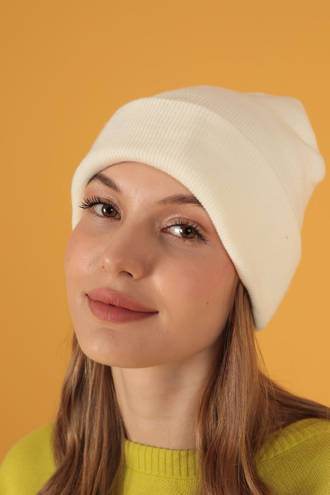 KKT Plain Women's Ecru Beret - Bad Kreuznach