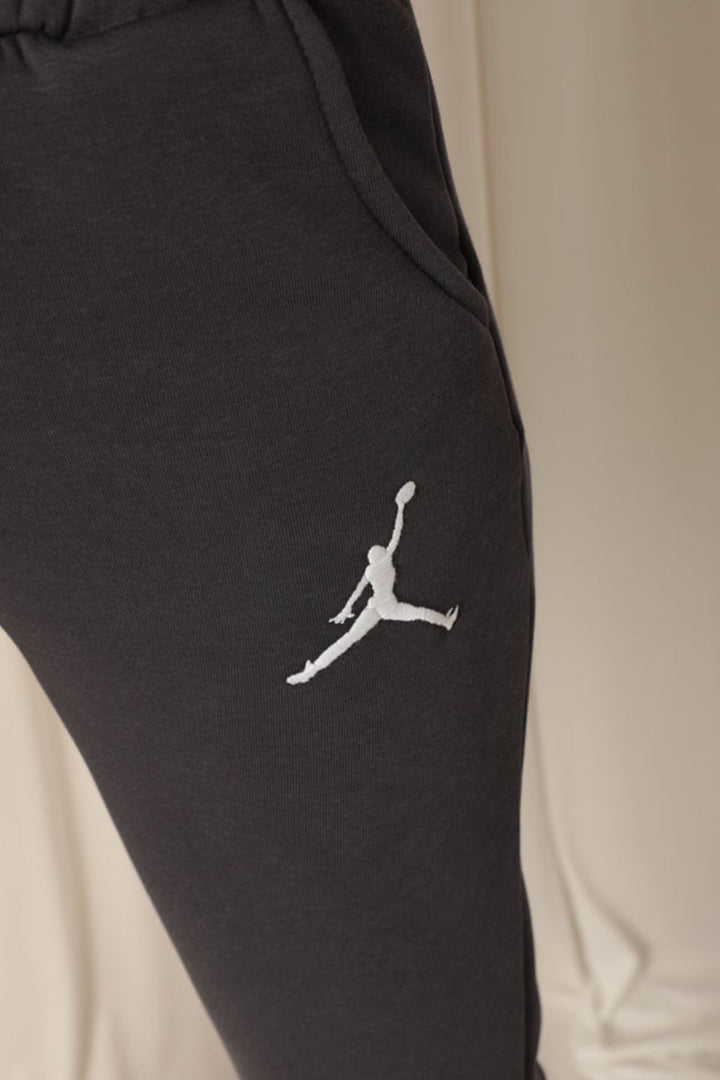 KKT Embroidered Women's Anthracite Tracksuit with Elastic Waistband - Heroica Nogales