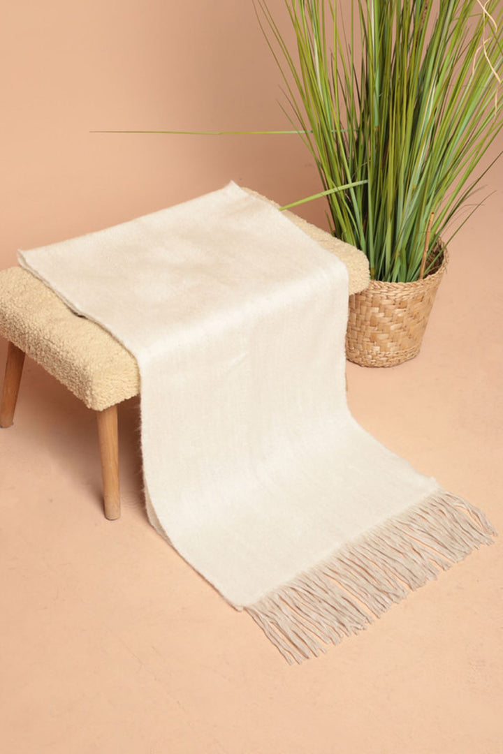 KKT Women's Thick Plain Boucle Gray Shawl - Oviedo