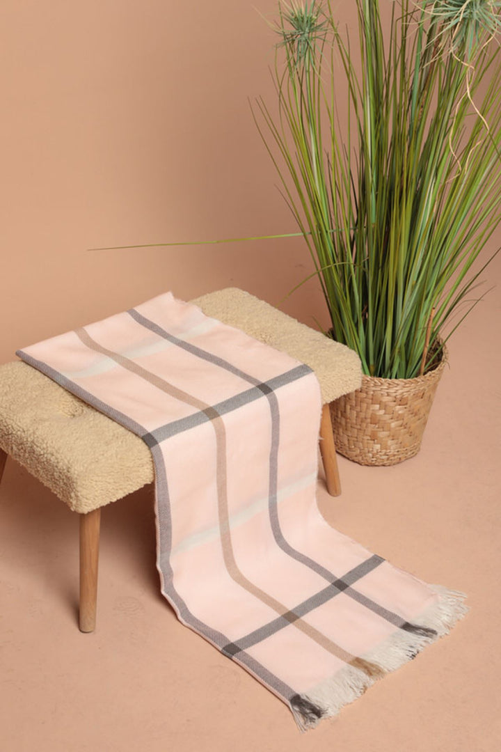 KKT Thick Striped Women's Powder Shawl - Dordrecht