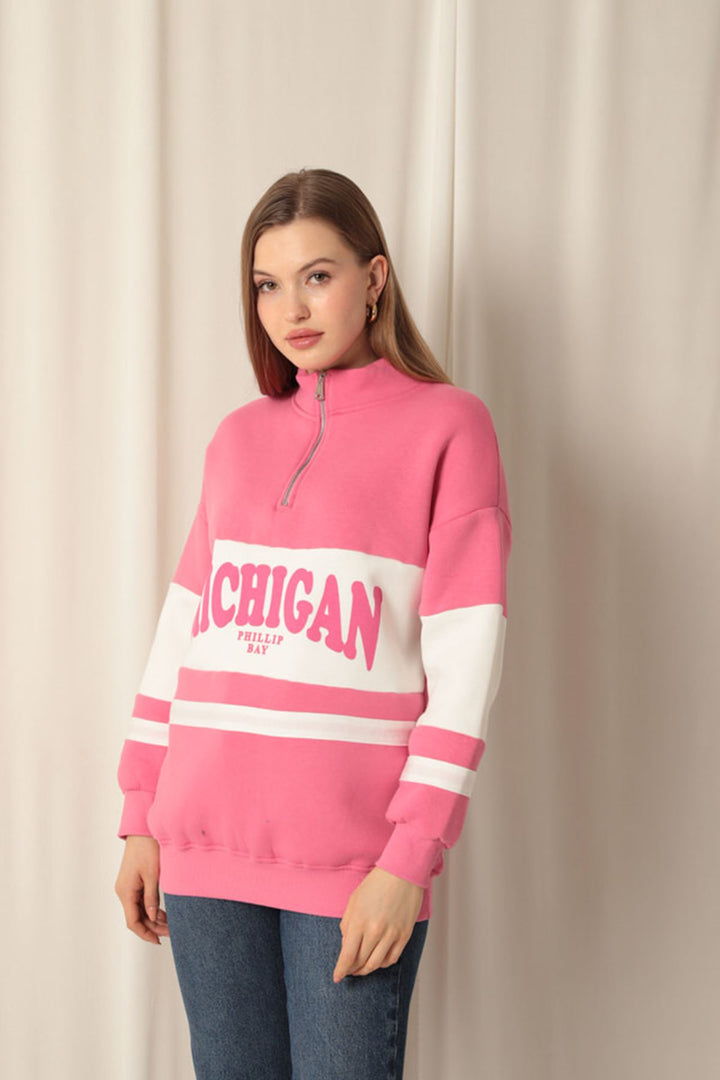 KKT Zippered Women's Pink Sweater - East Kilbride