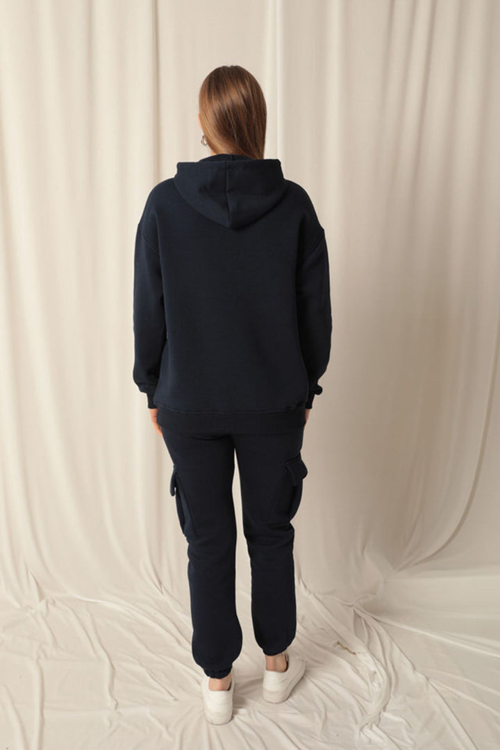 KKT New York Embroidered Women's Navy Blue Sweater - Savannah