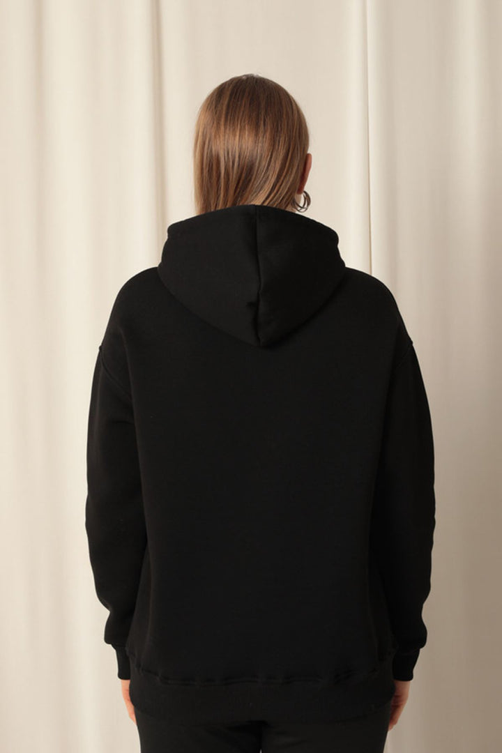 KKT Embroidered Women's Black Sweater - Belfast
