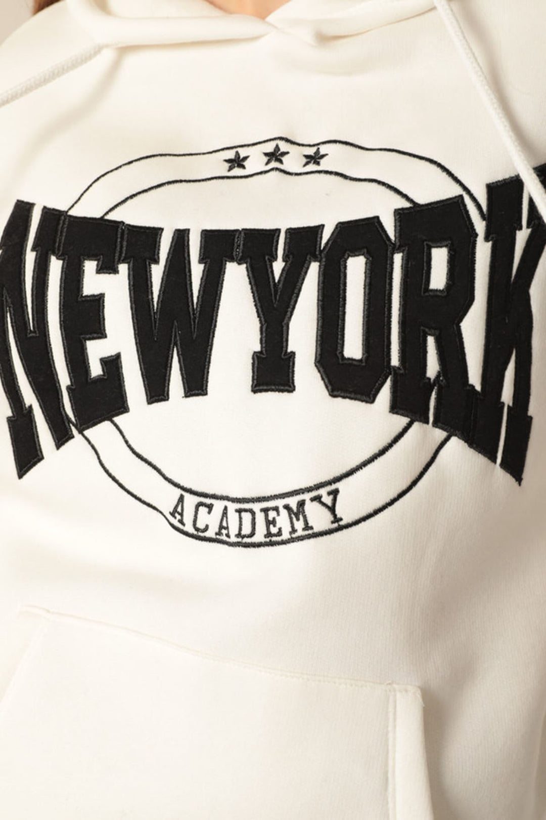 KKT Three Thread New York Embroidery Women's Ecru Sweat - Lombard