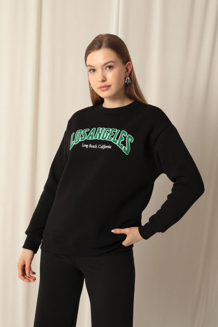 KKT Zero Collar Women's Black Sweater - Trapani