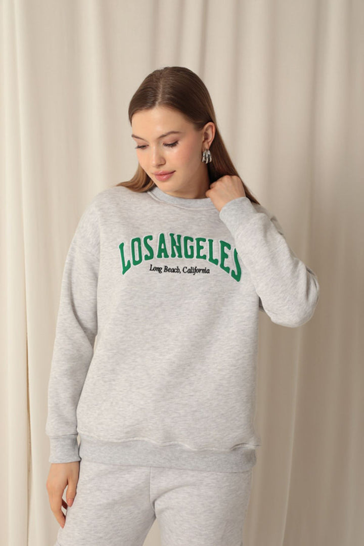 KKT Zero Collar Women's Gray Sweater - Haverstraw