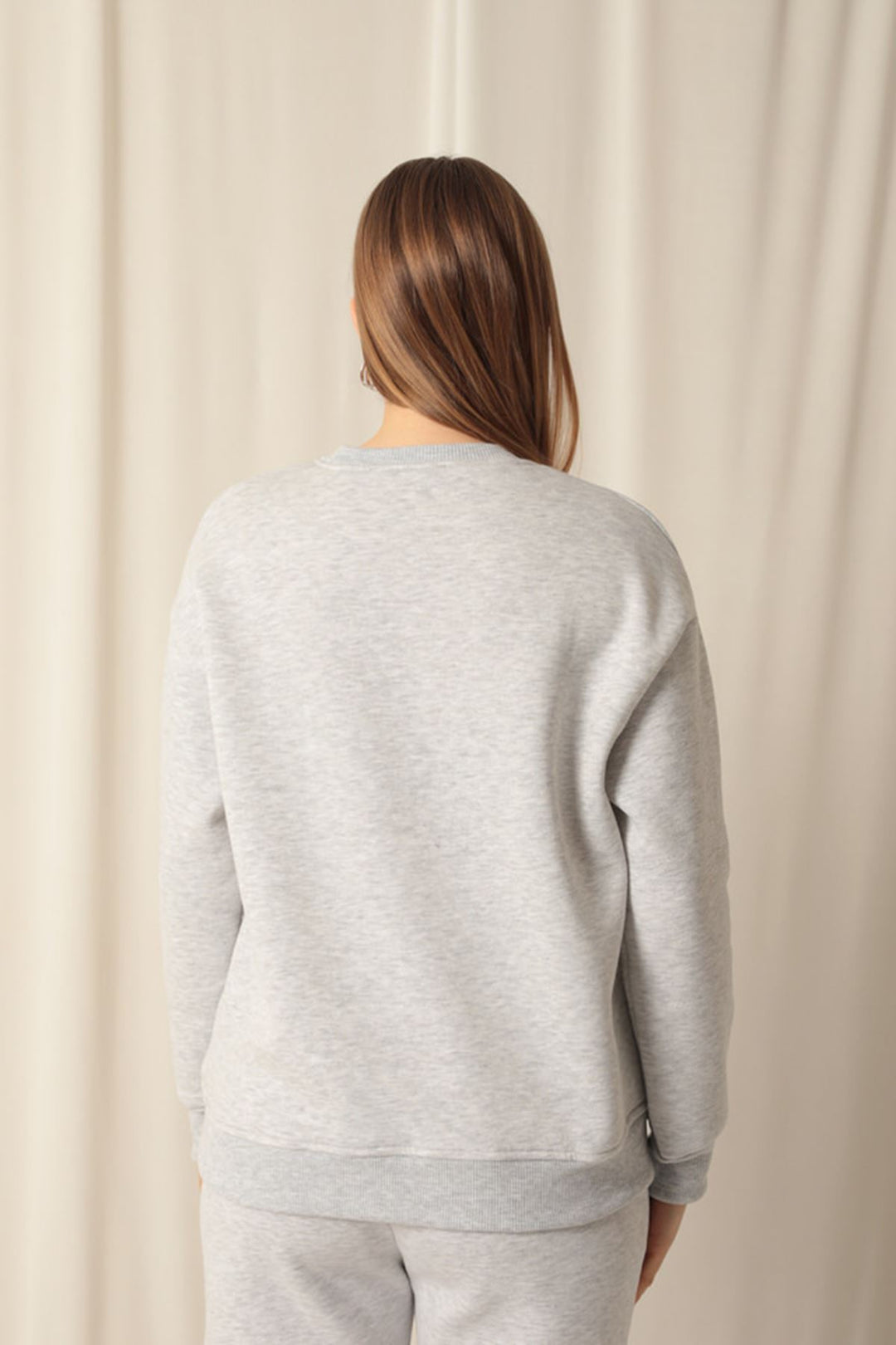KKT Zero Collar Women's Gray Sweater - Haverstraw