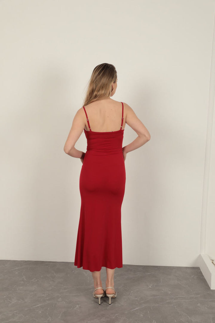 KKT Basic Dress with Rope Straps-Red - Maastricht
