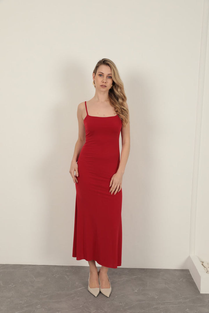 KKT Basic Dress with Rope Straps-Red - Maastricht