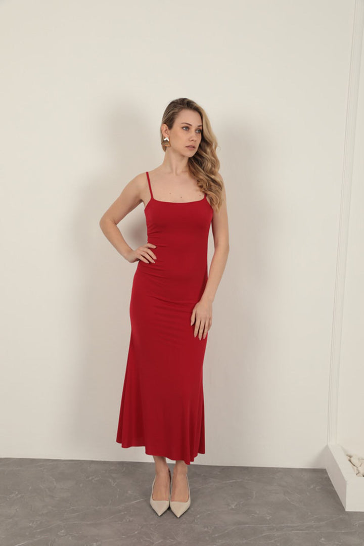KKT Basic Dress with Rope Straps-Red - Maastricht