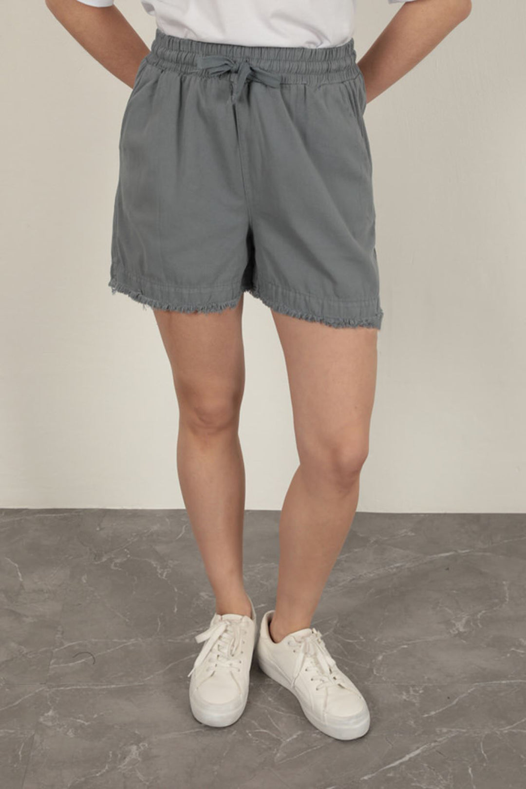 KKT Tassel Women's Shorts-Grey - West Lafayette