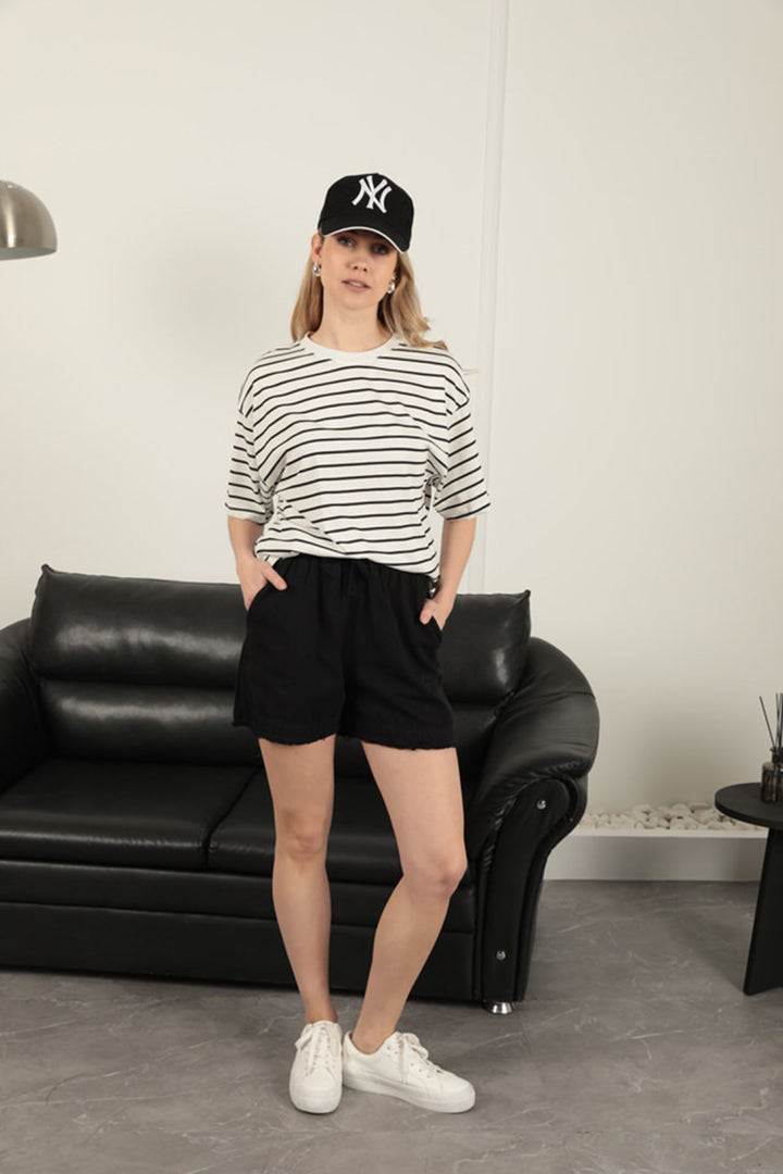 KKT Tassel Women's Shorts-Black - Kissimmee