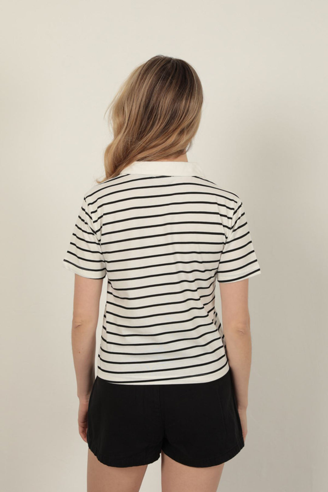KKT Striped Women's T-Shirt-Black - Frechen