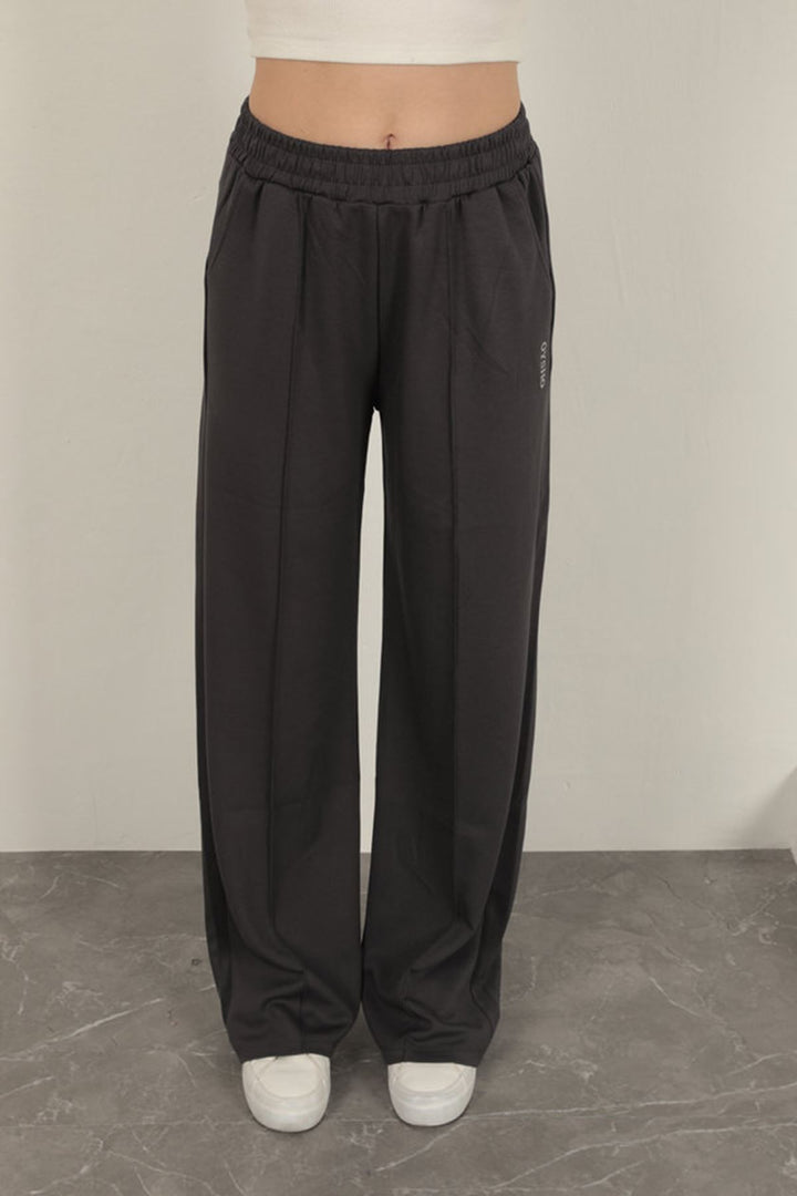 KKT Wide Leg Trousers-Anthracite - Schiltigheim