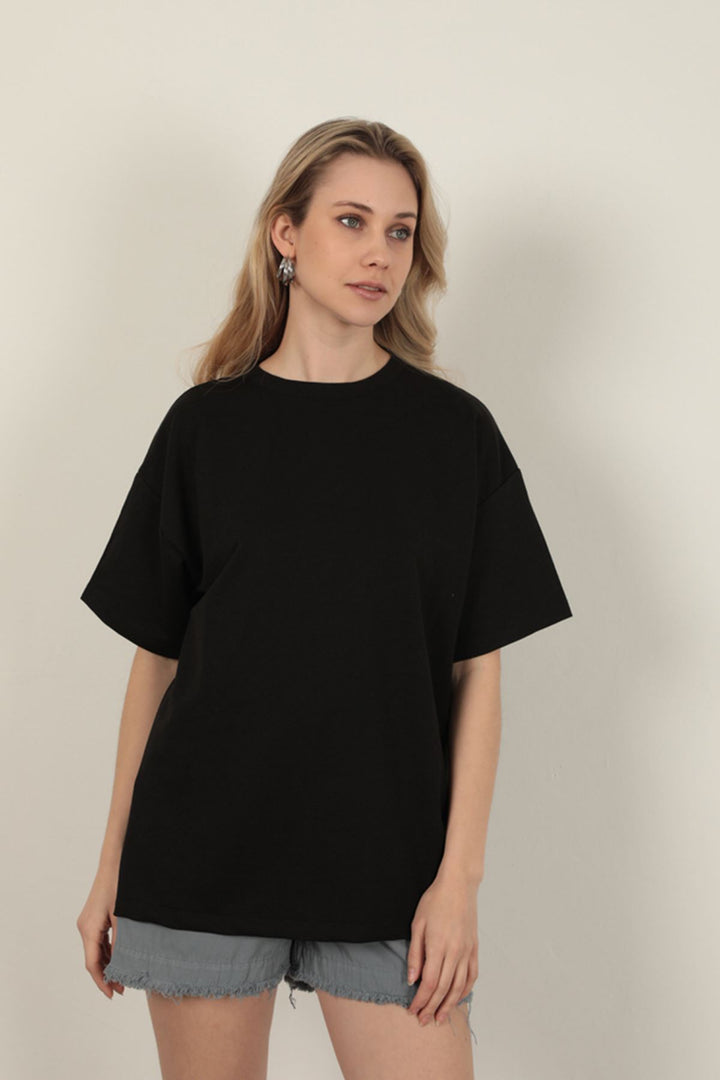 KKT Oversize Two Thread T-Shirt-Black - Brentwood