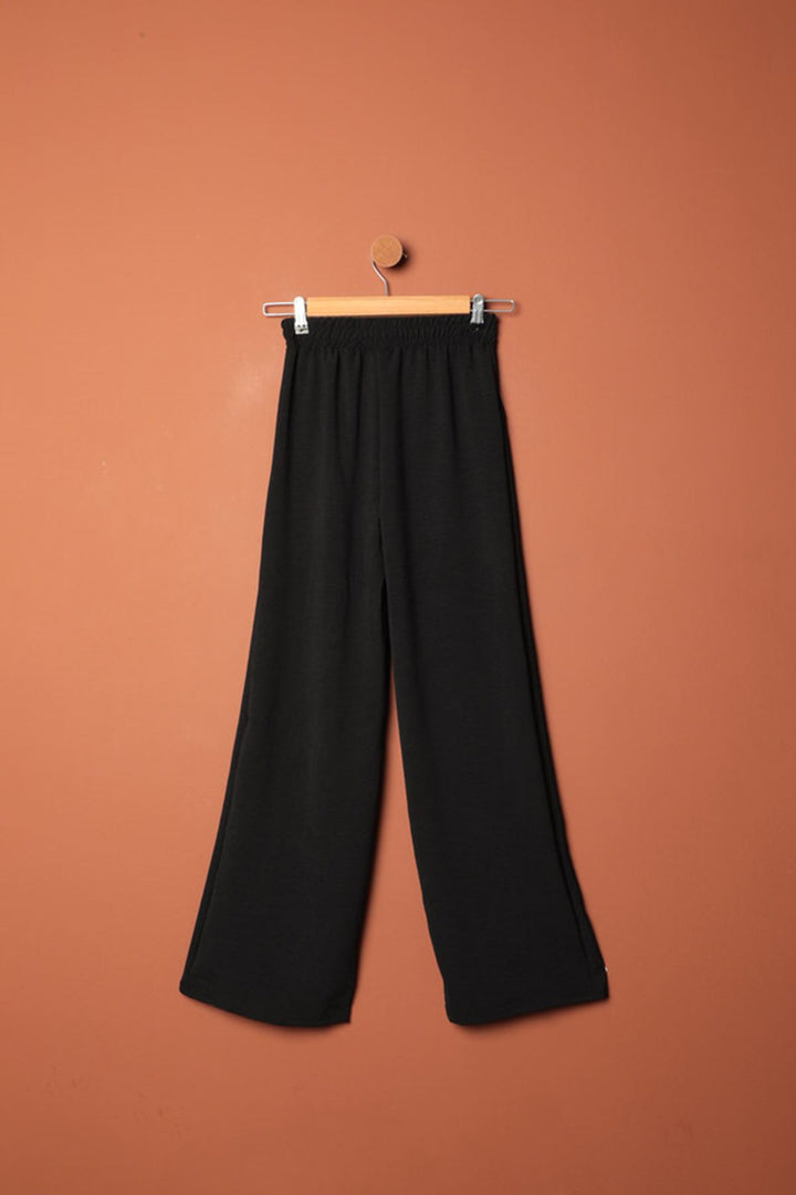 KKT Wide Leg Women's Trousers-Black - Bartlesville