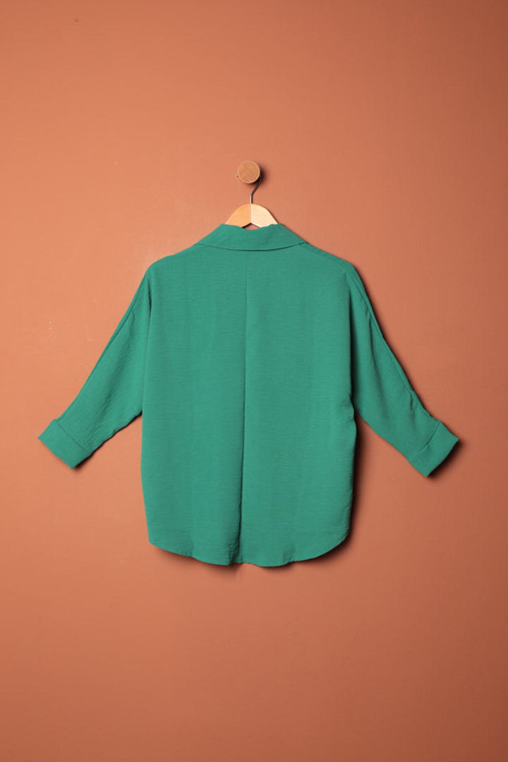 KKT V-Neck Women's Shirt-Green - Brescia