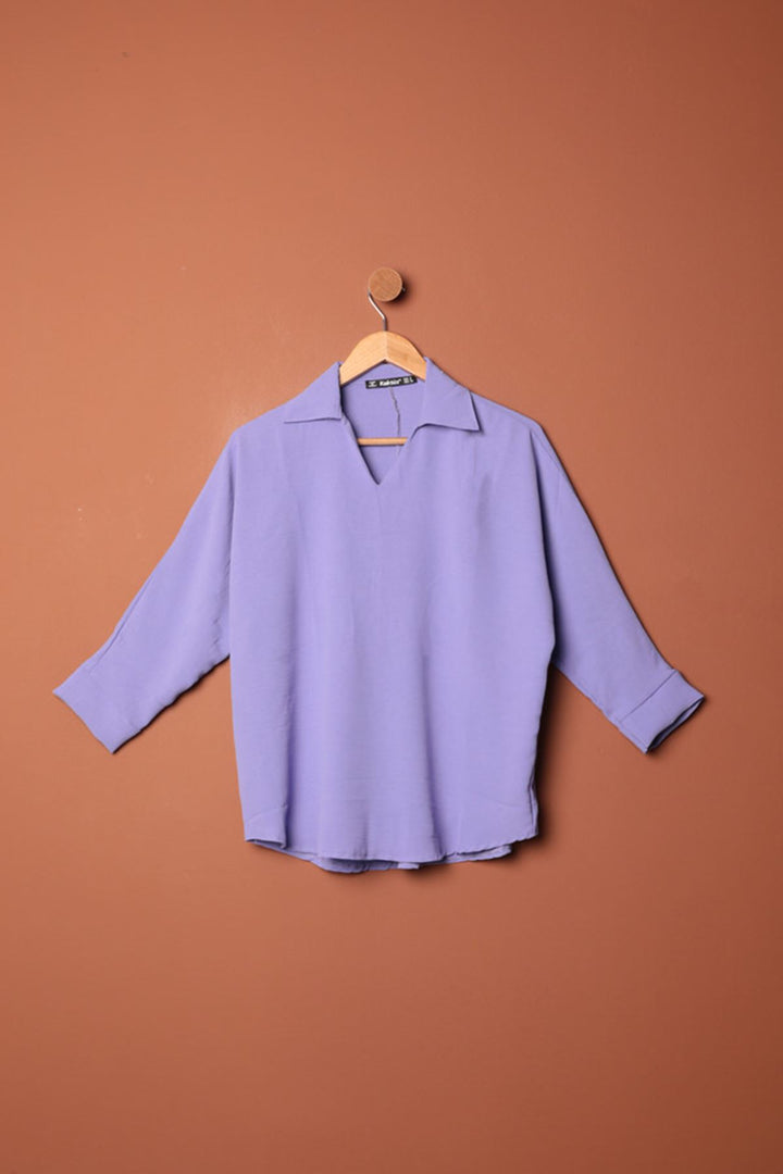 KKT V-Neck Women's Shirt-Lilac - Calimera