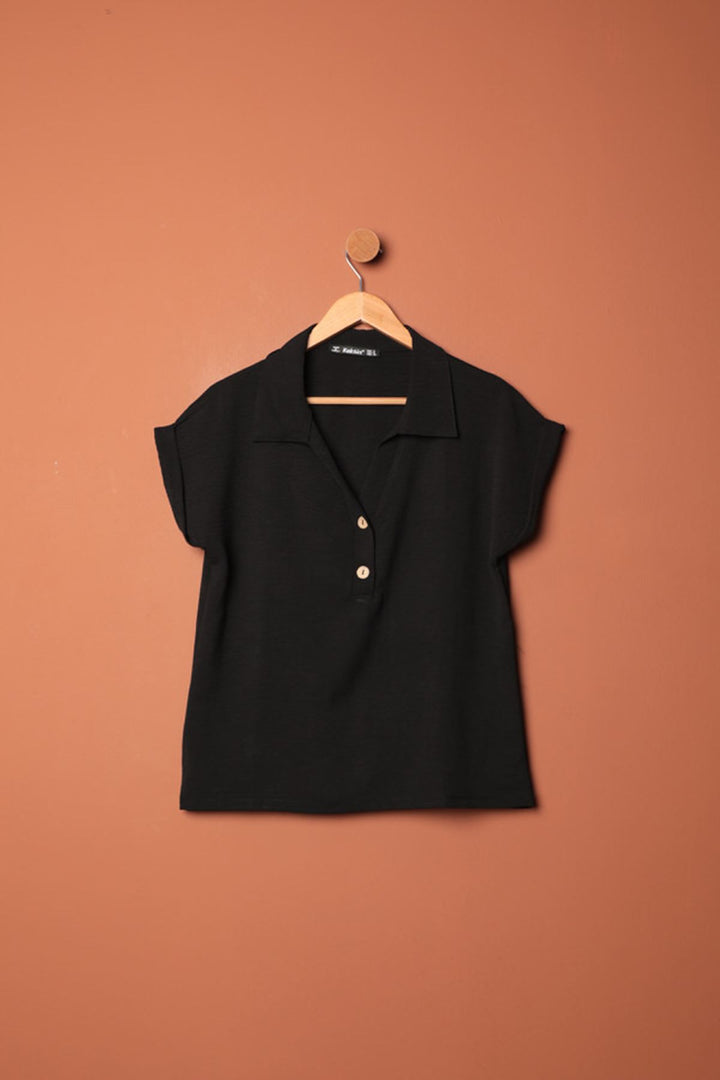 KKT Aerobin Fabric Women's Shirt-Black - Ciudad General Escobedo