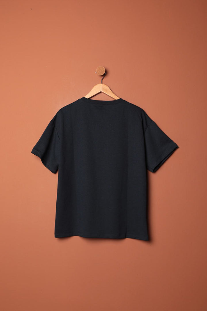 KKT Oversize Two Thread T-Shirt-Navy Blue - Federal Way