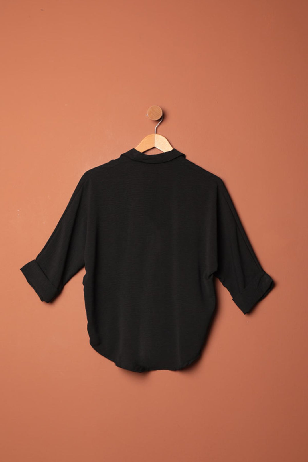 KKT Buttoned Women's Shirt-Black - Linares