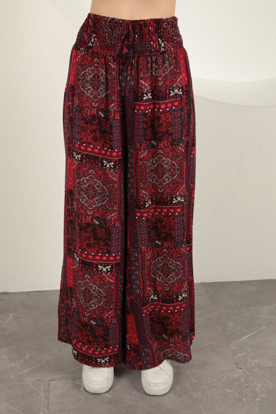 KKT Ethnic Women's Trousers-Red - Assen