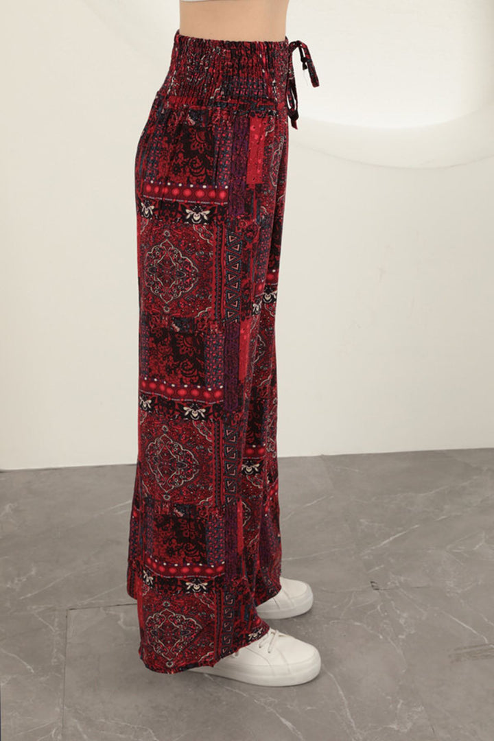 KKT Ethnic Women's Trousers-Red - Assen