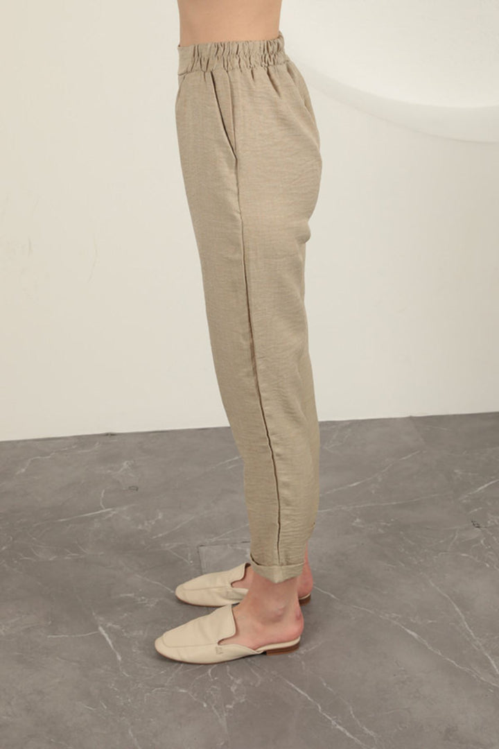 KKT Double Leg Women's Trousers-Stone - Palo Alto
