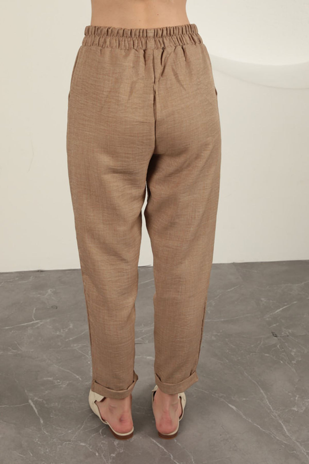 KKT Double Leg Women's Trousers-Tan - Konstanz