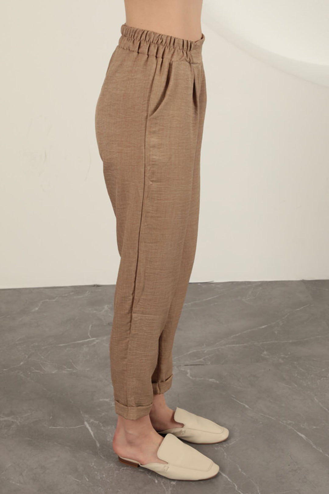 KKT Double Leg Women's Trousers-Tan - Konstanz