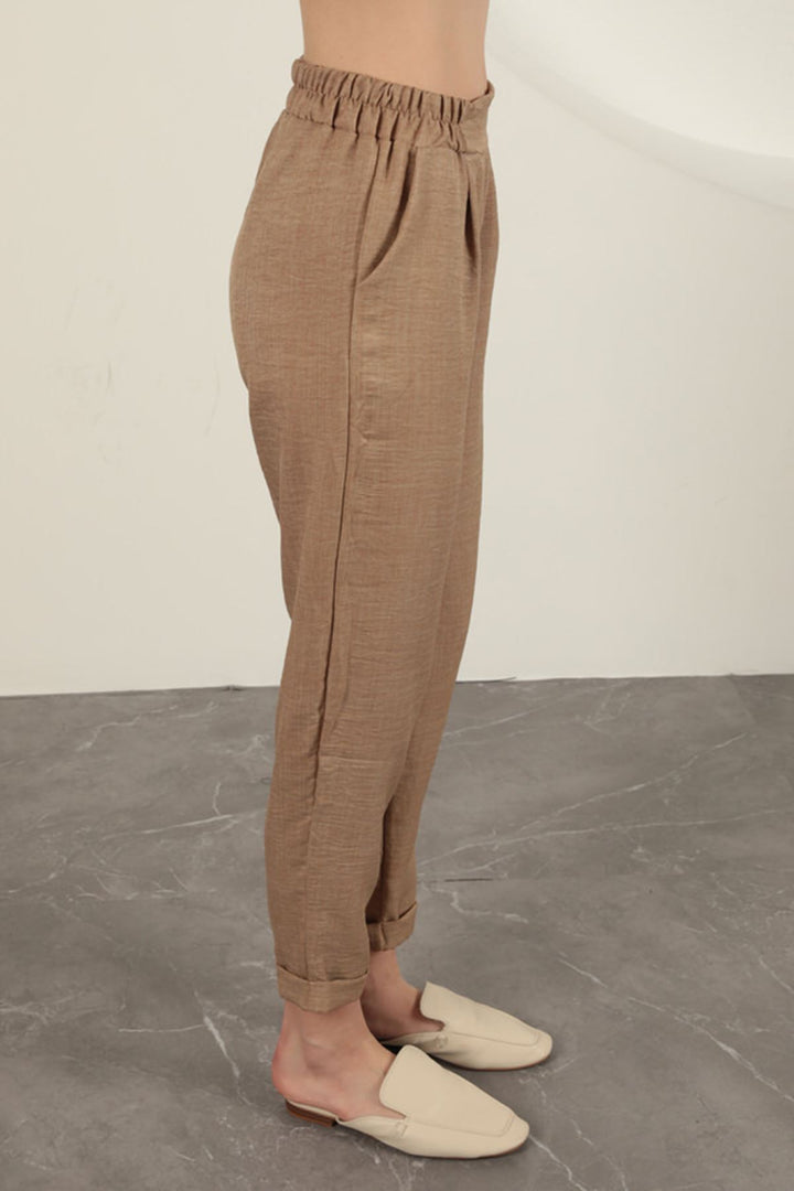 KKT Double Leg Women's Trousers-Tan - Konstanz
