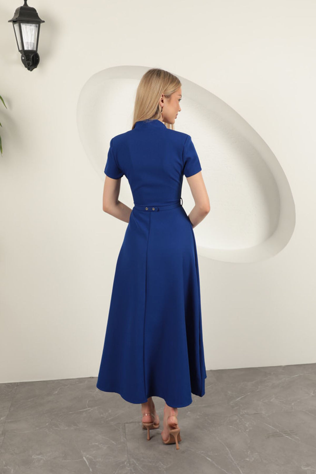 KKT Belted Dress-Sax - Ploieşti