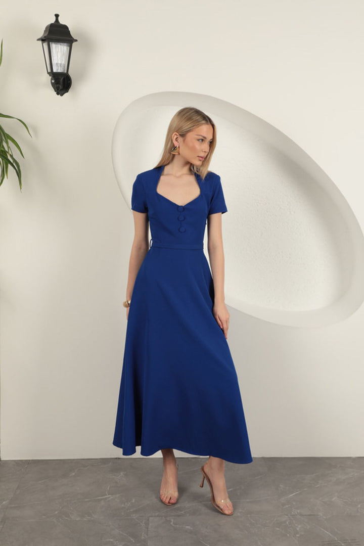 KKT Belted Dress-Sax - Ploieşti