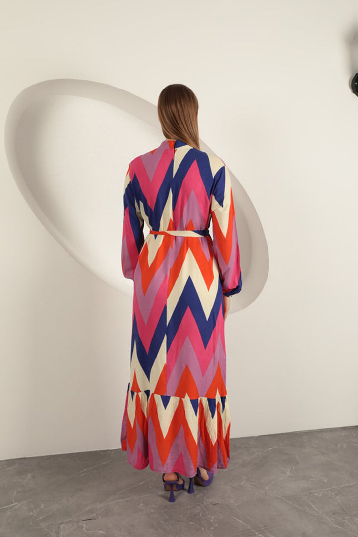KKT Viscose Fabric Dress-Orange - Melitopol