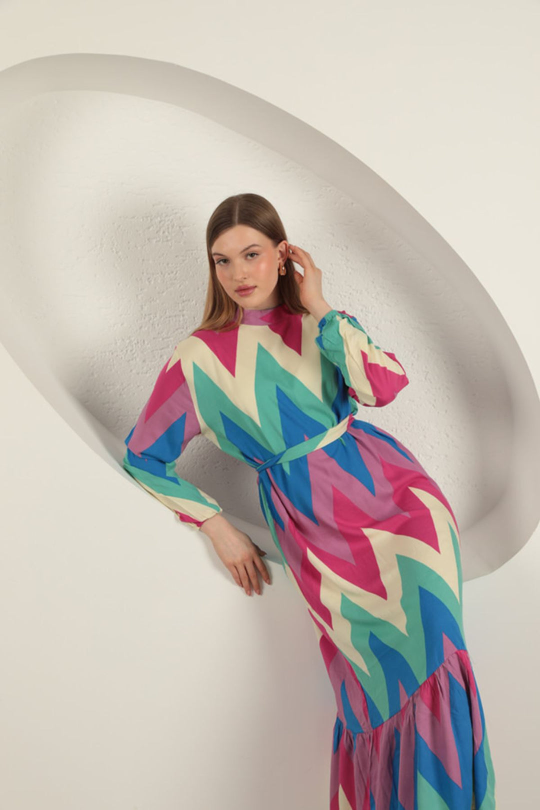 KKT Viscose Fabric Dress-Mint - Reston