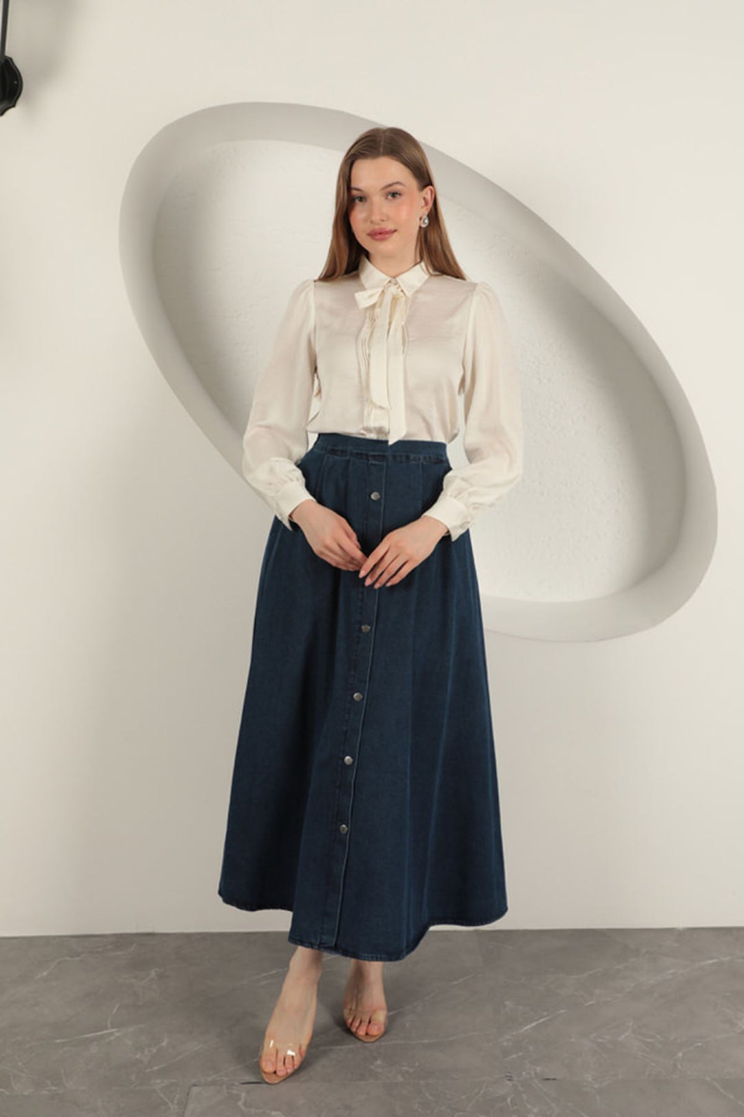 KKT Denim Fabric Vest Suit-Dark Blue - Chenalhó