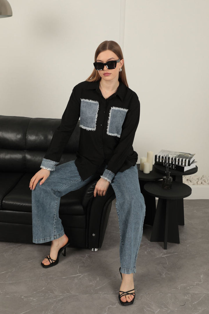 KKT Pocket Funny Black Women's Suit - Leander