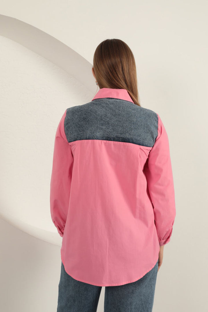KKT Poplin Fabric Pink Women's Shirt - Portsmouth