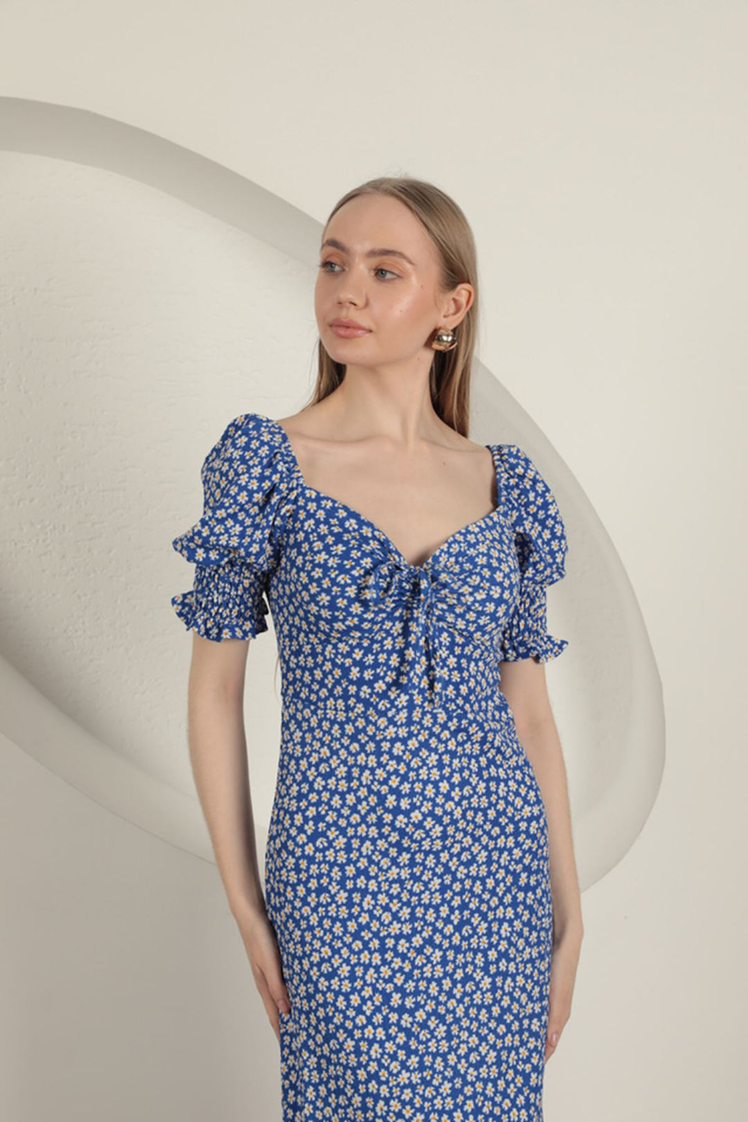 KKT Gipel Sleeve Dress-Sax - Manchester