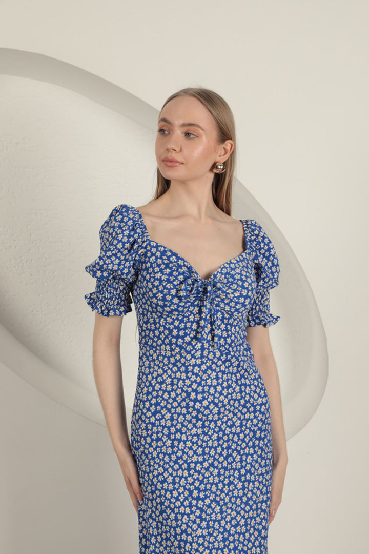 KKT Gipel Sleeve Dress-Sax - Manchester