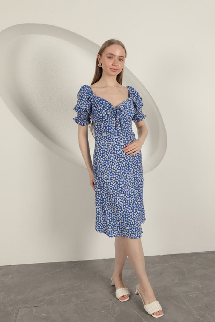 KKT Gipel Sleeve Dress-Sax - Manchester