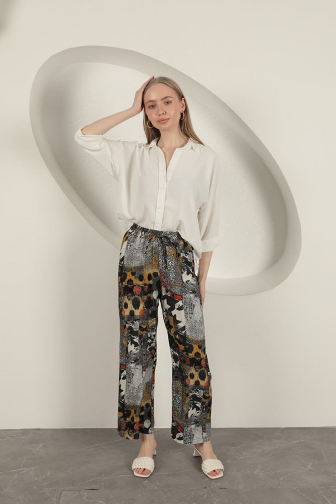 KKT Wide Women's Trousers-Black - Evesham