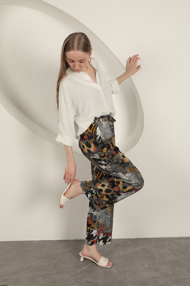 KKT Wide Women's Trousers-Black - Evesham