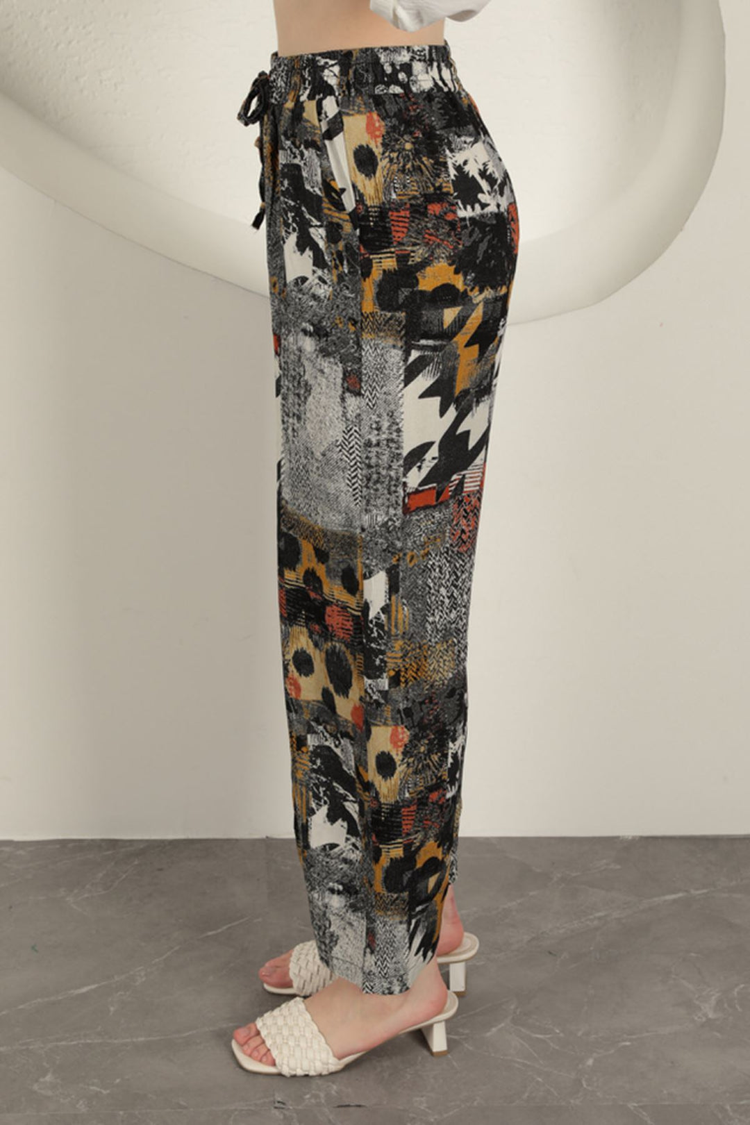 KKT Wide Women's Trousers-Black - Evesham