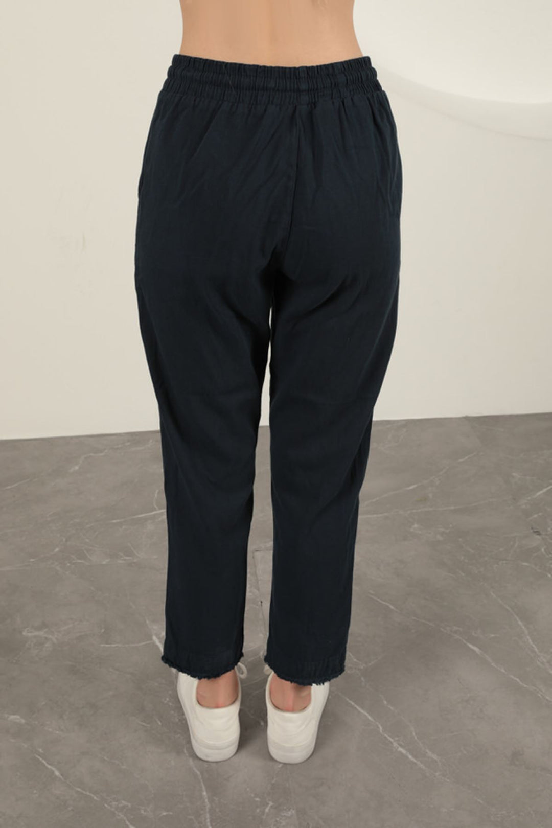KKT Tasseled Women's Trousers-Navy Blue - Cleethorpes
