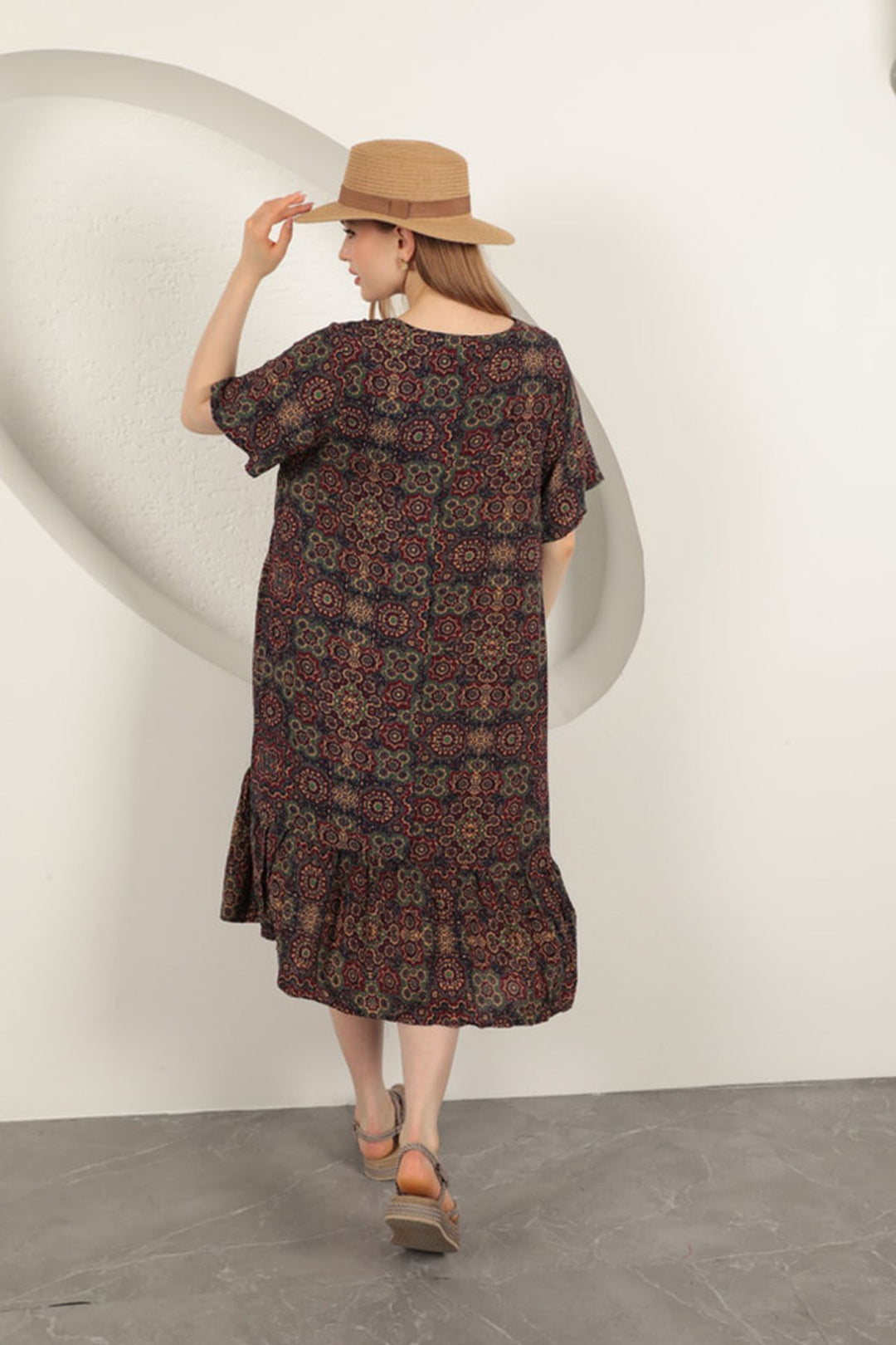 KKT Viscose Fabric Ethnic Dress-Purple - Greensboro