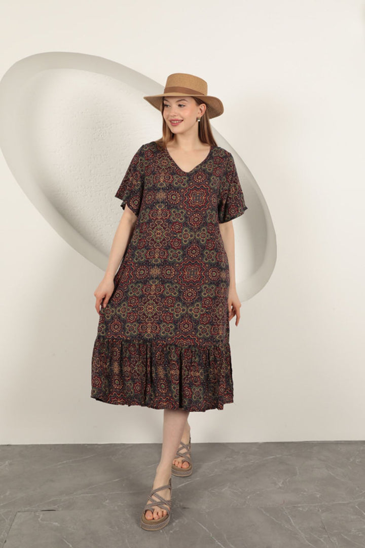 KKT Viscose Fabric Ethnic Dress-Purple - Greensboro