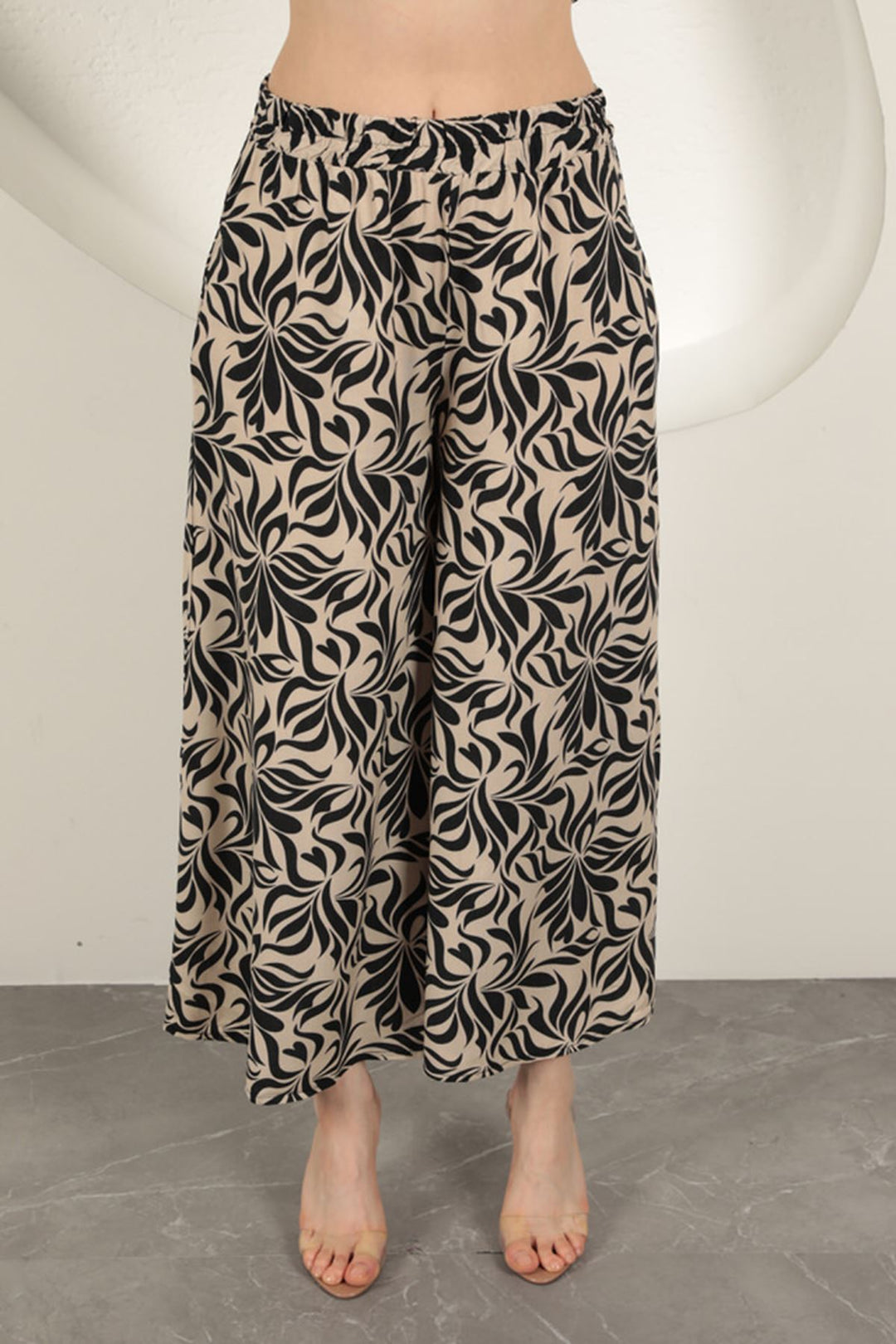 KKT Viscose Fabric Patterned Women's Suit-Beige - Loulé